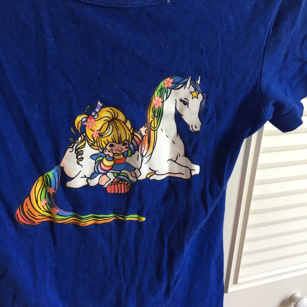Blue Rainbow Brite Vintage Tee